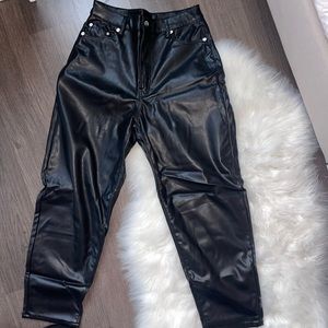 Hm Leather pants size 6